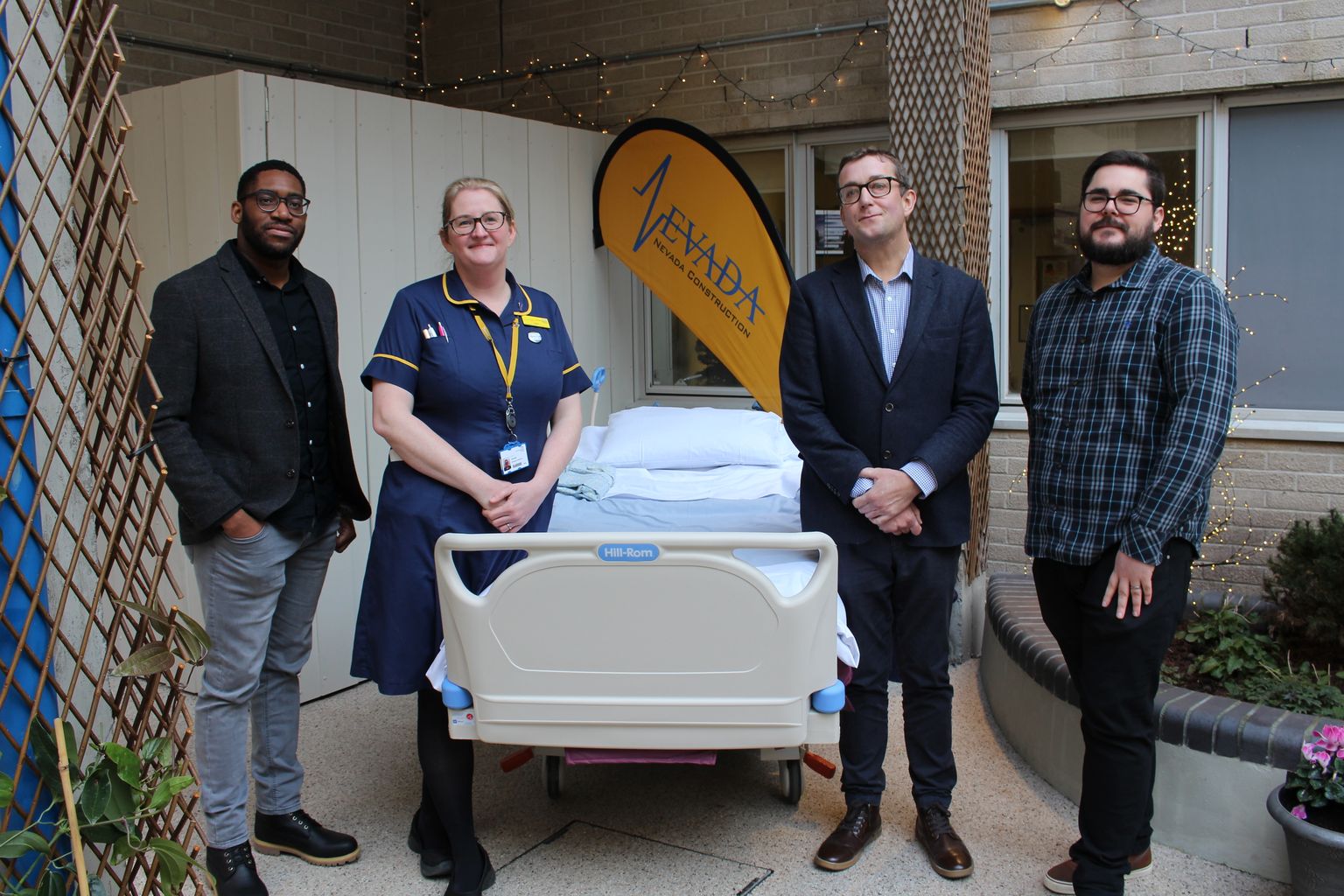 Secret garden for ICU patients opens at Derriford Hospital